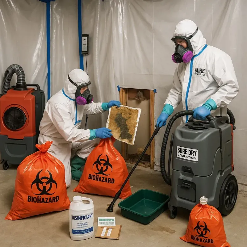 Contaminated Water Handling Protocols process in Castle Pines North, CO