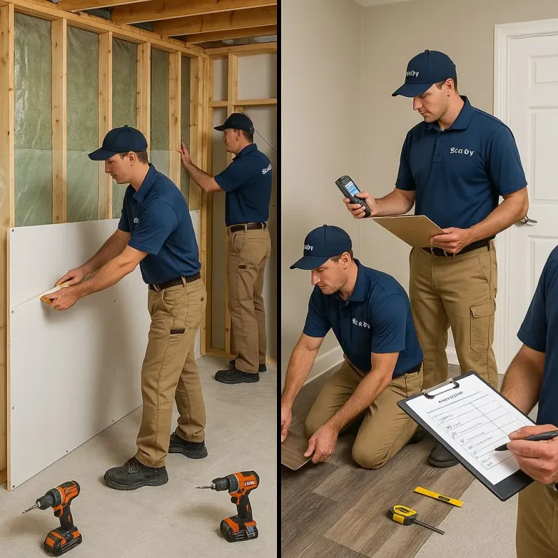 Repairs and Reconstruction process in Castle Pines North, CO